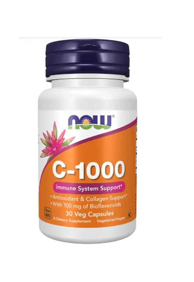 Now Foods Vitamin C-1000 30 Veg Kapseln