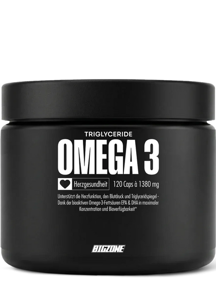 Big Zone Omega 3 Fury Triglyceride 120 Kapseln