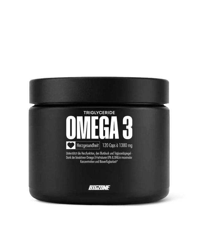 Big Zone Omega 3 Fury Triglyceride 120 Kapseln
