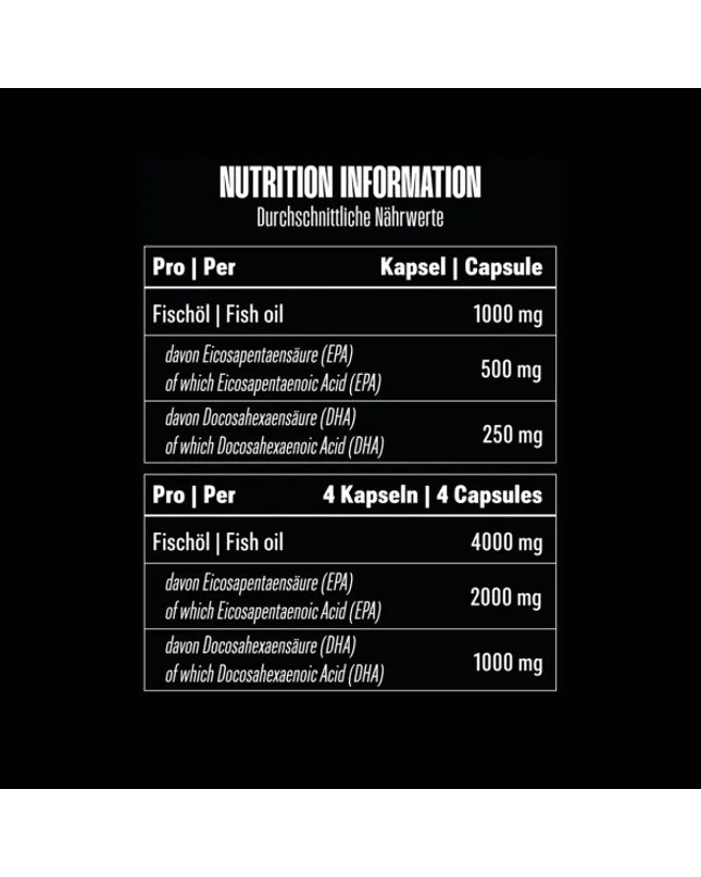 Big Zone Omega 3 Fury Triglyceride 120 Kapseln