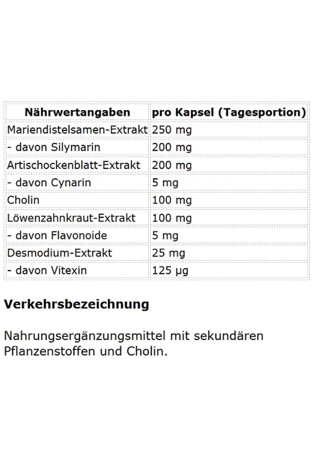 ProFuel Mariendistel Komplex 120 Kapseln