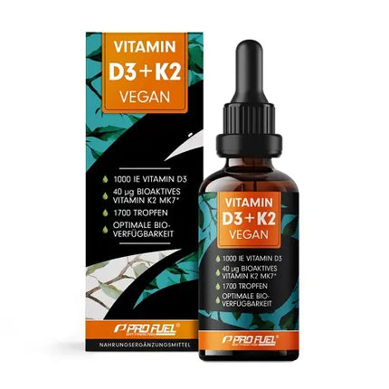 ProFuel Vitamin D3  K2 Tropfen 1700 Tropfen (50 ml)