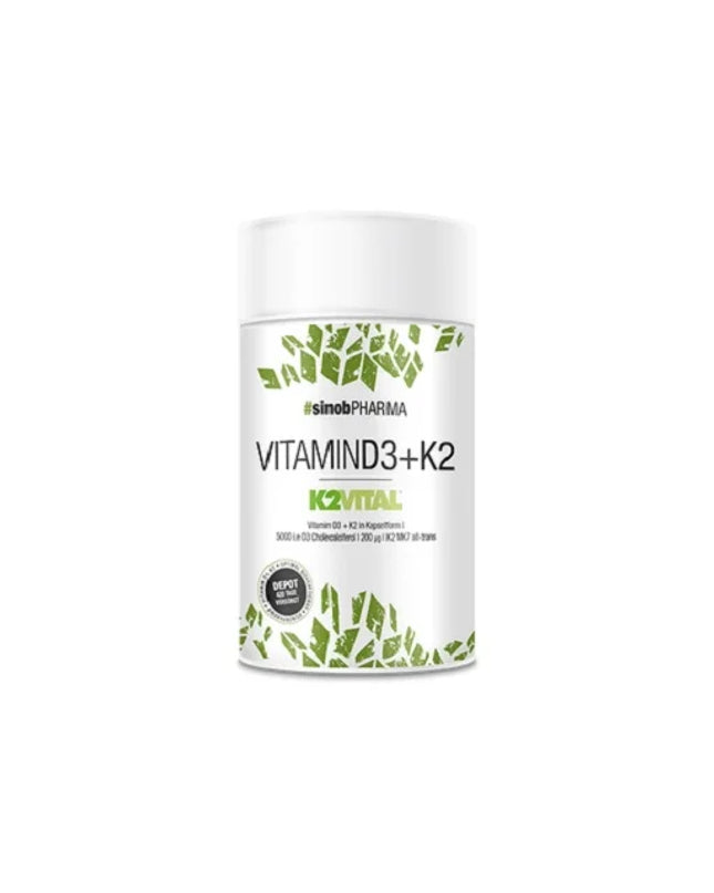 Sinob Vitamin D3  K2 60 Kapseln