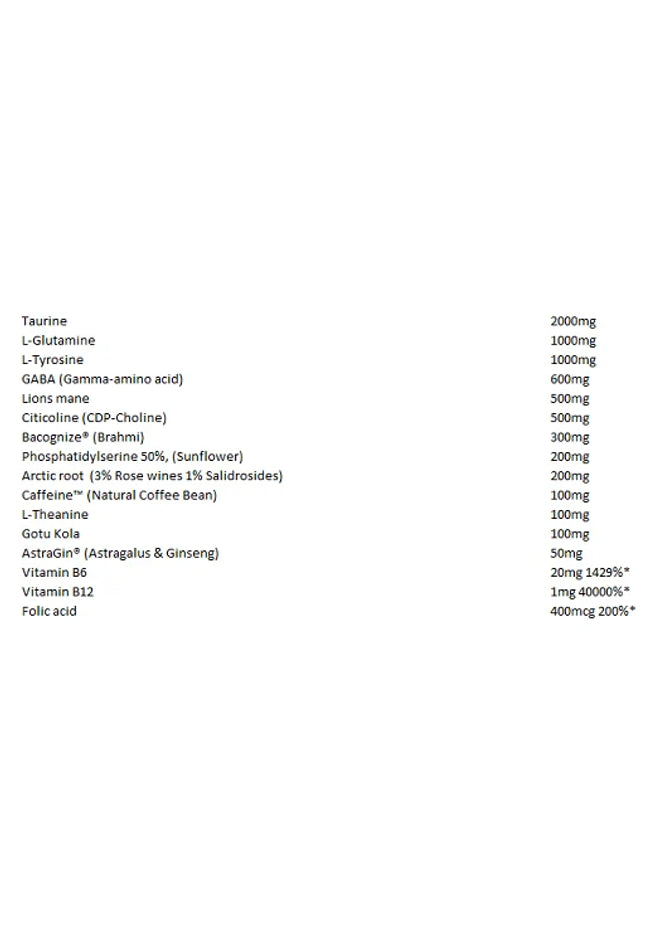 Swedish Supplements Boss Brain 225g